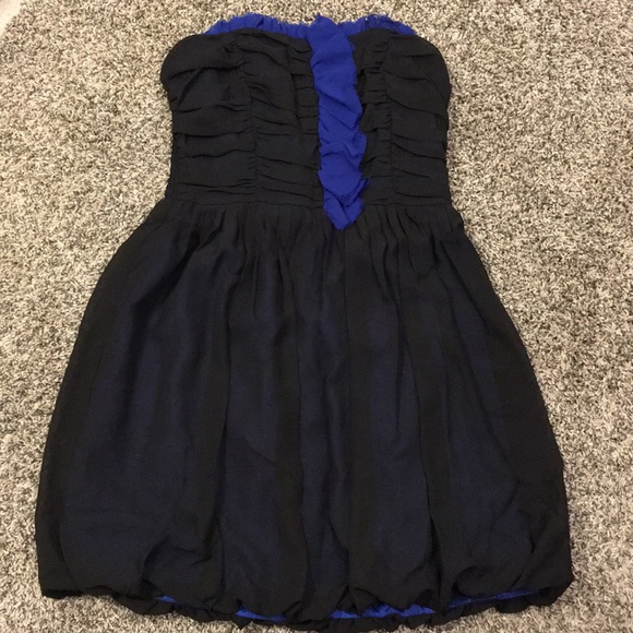 TIH Hype dress black blue dress size medium juniors or womens - Picture 3 of 16